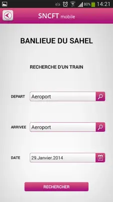 SNCFT Mobile android App screenshot 1