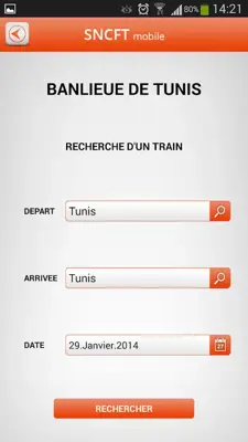 SNCFT Mobile android App screenshot 2
