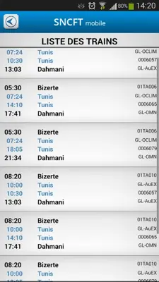 SNCFT Mobile android App screenshot 4